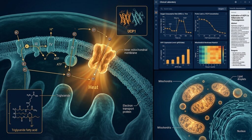 Mitochondrial Uncoupling Protein 1 Activation: How Proton Leak Drives Non-Shivering Thermogenesis and Visceral Fat Clearance in 2026
